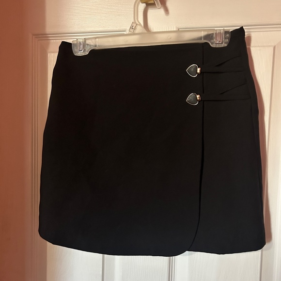 AMAZING BEAUTIFUL MINI SKIRT GOTH SCHOOLGIRL HEARTS ANIME Large Women's L Lana - Picture 4 of 7